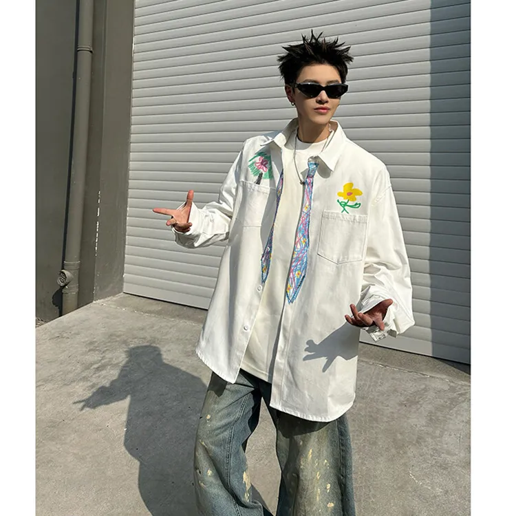 LA'T.WEEKEND Long Sleeved Shirts Unisex-4