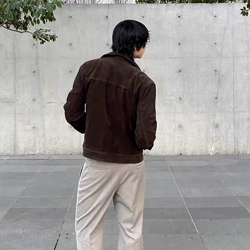 LA'T.WEEKEND Jackets Unisex Brown-5