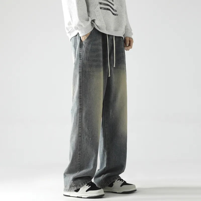 LA'T.WEEKEND Jeans Unisex Vintage Blue-13