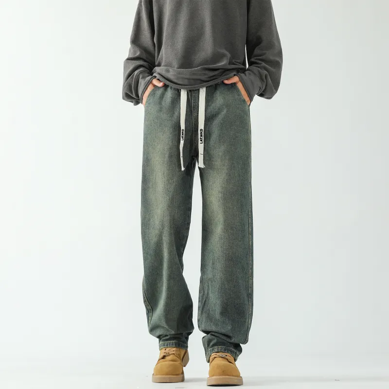 LA'T.WEEKEND Jeans Unisex Vintage Blue-16