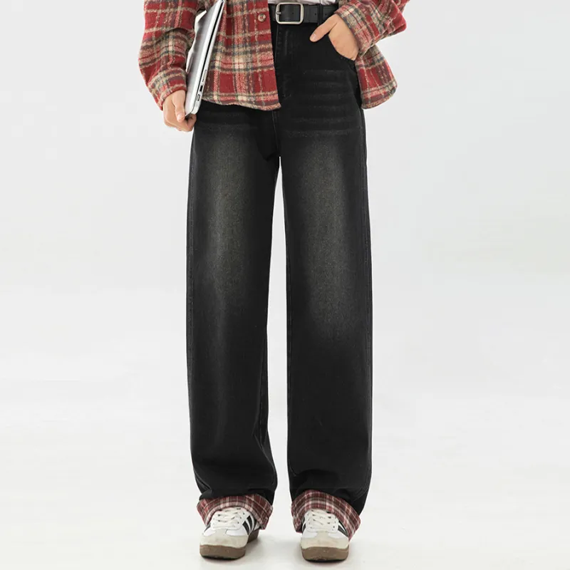 LA'T.WEEKEND Jeans Unisex Mud Yellow Blue-9