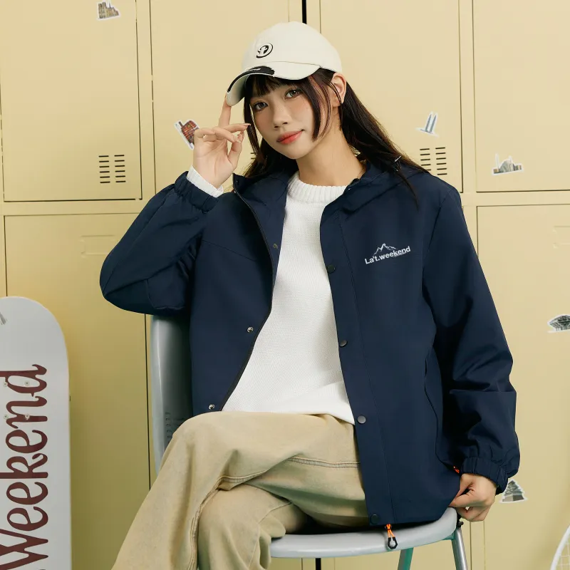 LA'T.WEEKEND Spring Windbreaker Coats Unisex Thickened And Fleece Lined/Regular Optional-23