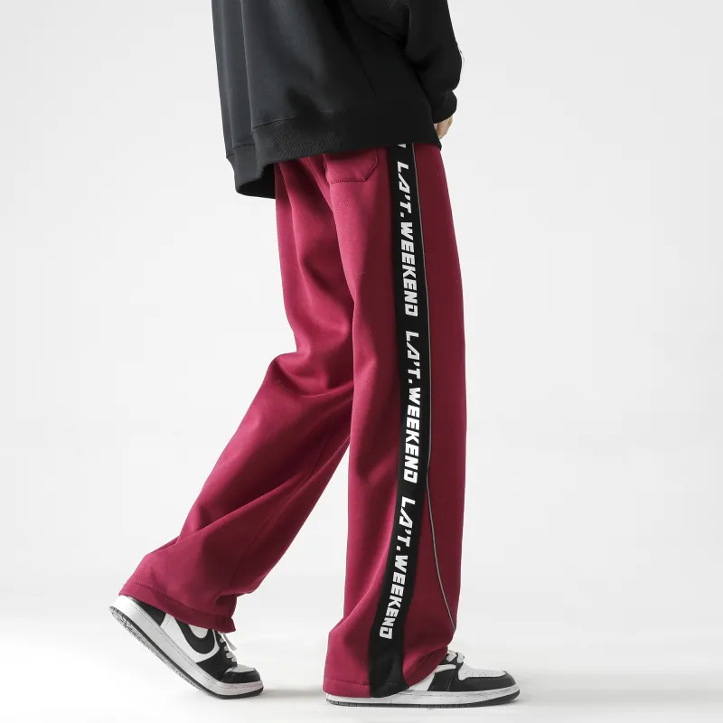 LA'T.WEEKEND Knitted Sports Pants Unisex-23