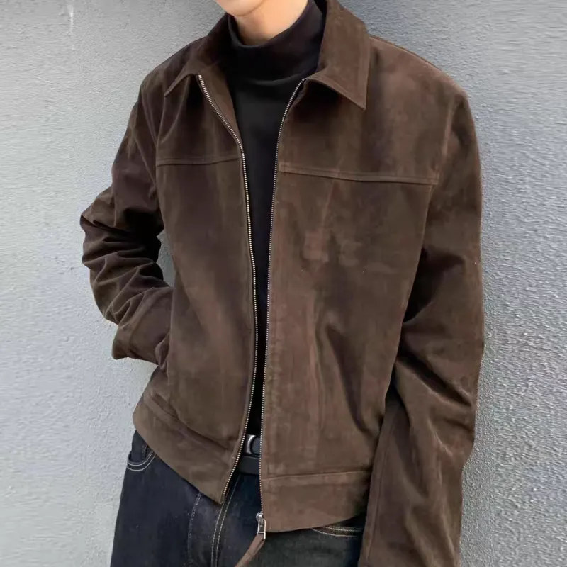 LA'T.WEEKEND Jackets Unisex Brown-2