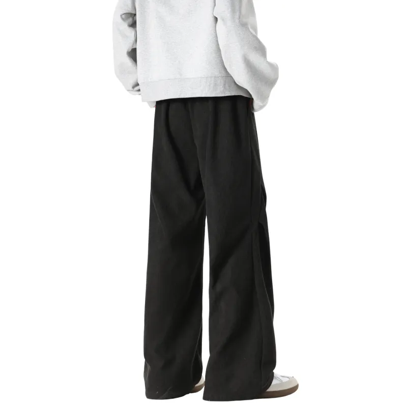 LA'T.WEEKEND Casual Pants Unisex Black-1