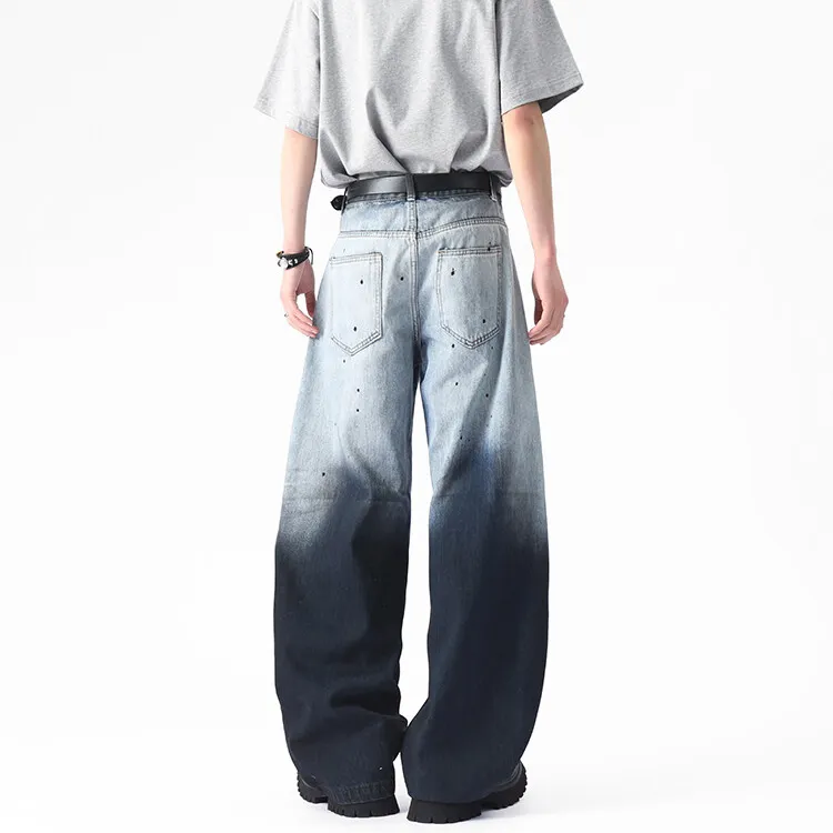 LA'T.WEEKEND Jeans Unisex Gradient Blue-6