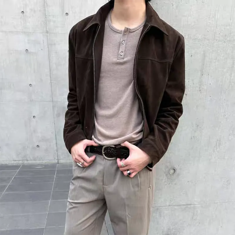LA'T.WEEKEND Jackets Unisex Brown-3