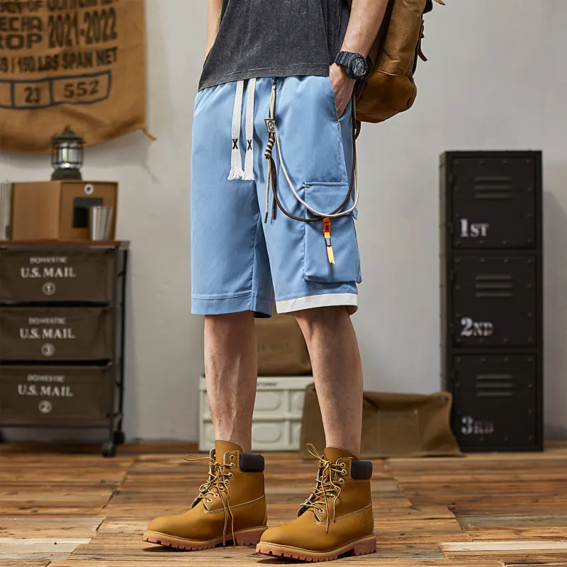 LA'T.WEEKEND Cargo Shorts Unisex-11