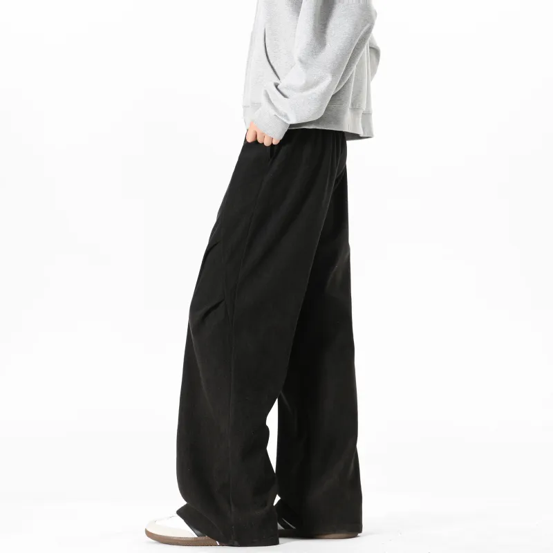 LA'T.WEEKEND Casual Pants Unisex Black-19