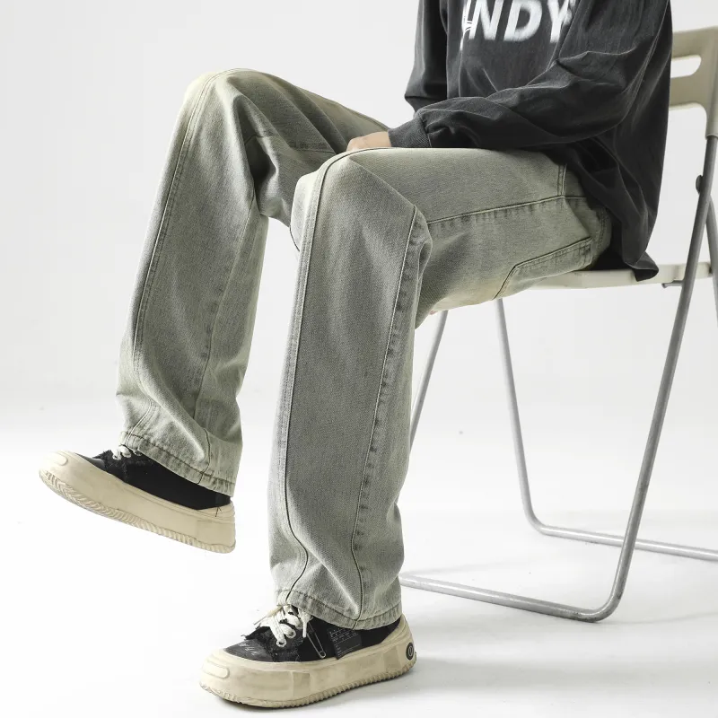 LA'T.WEEKEND Jeans Unisex Yellow Mud-37
