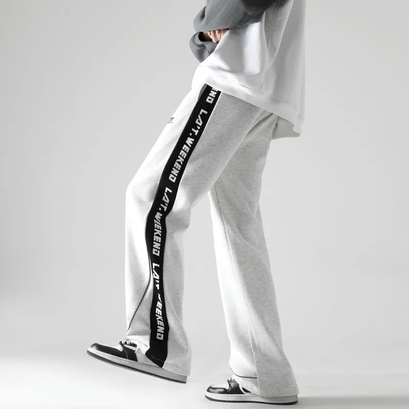 LA'T.WEEKEND Knitted Sports Pants Unisex-7