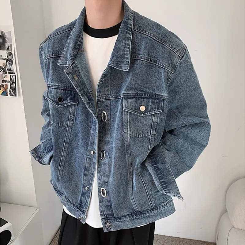 LA'T.WEEKEND Denim Jacket Unisex Blue-1