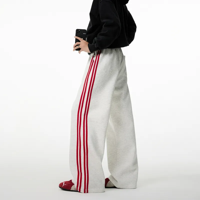 LA'T.WEEKEND Knitted Sports Pants Unisex-3