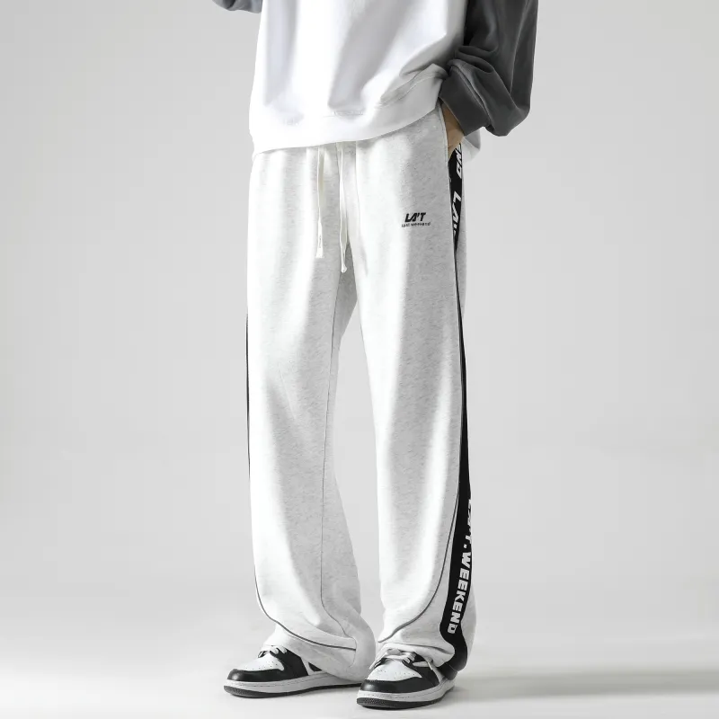LA'T.WEEKEND Knitted Sports Pants Unisex-2