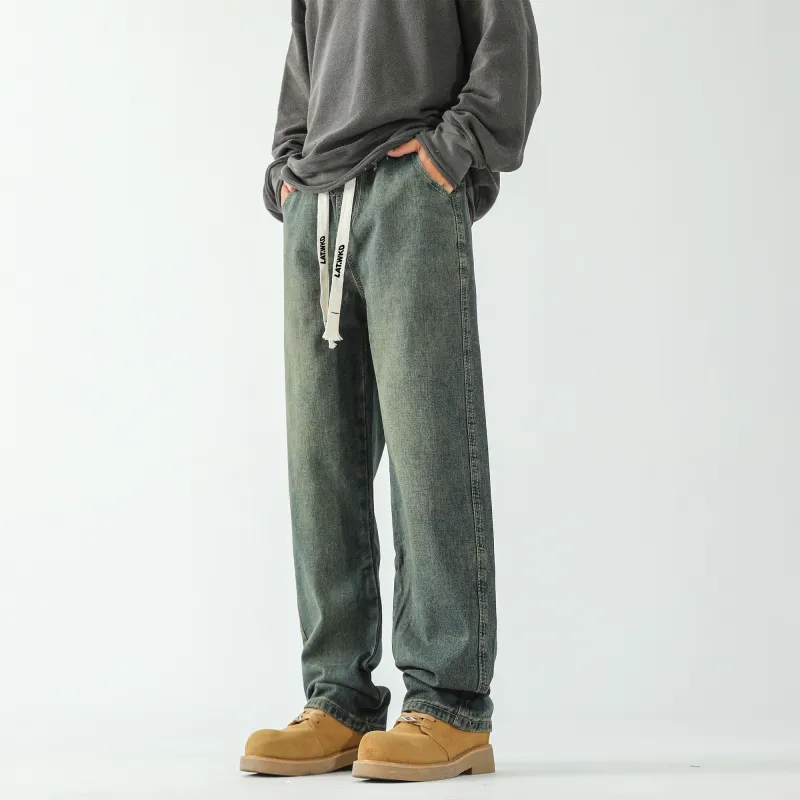 LA'T.WEEKEND Jeans Unisex Vintage Blue-18