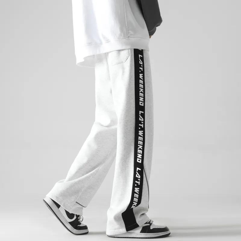 LA'T.WEEKEND Knitted Sports Pants Unisex-5
