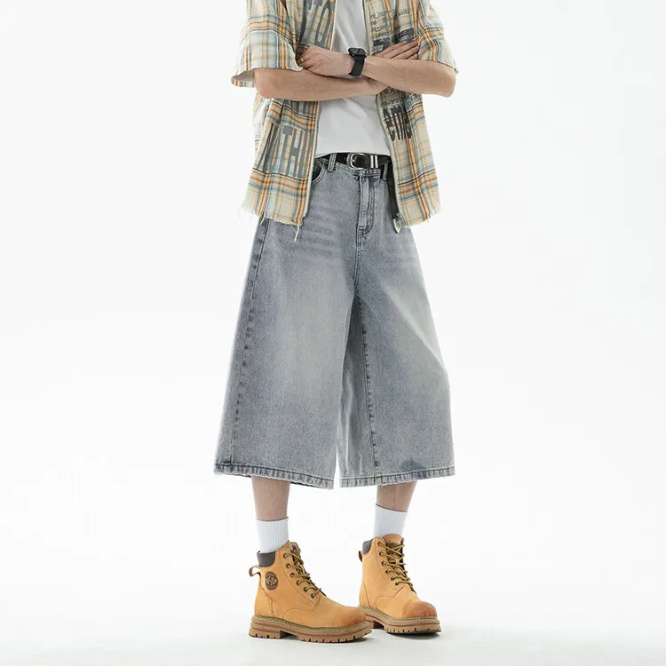 LA'T.WEEKEND Denim Shorts Unisex-16