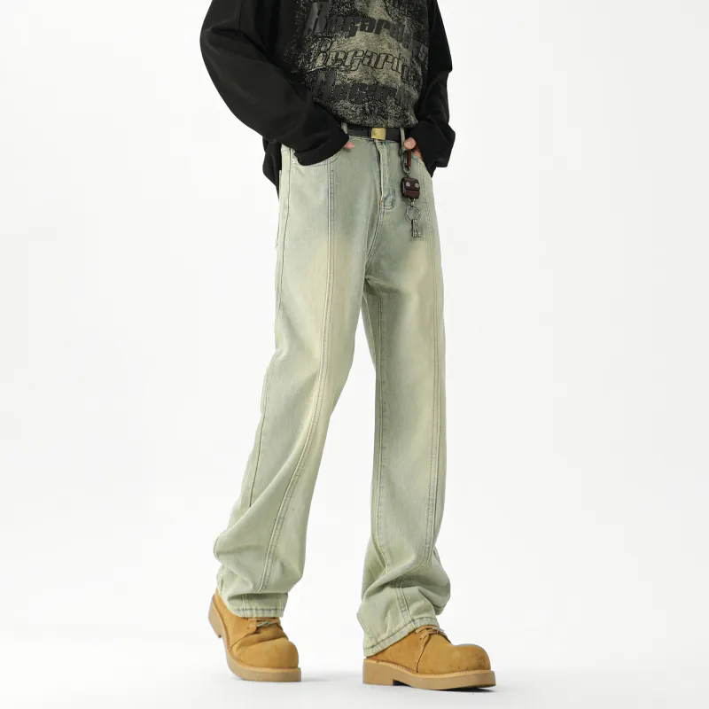 LA'T.WEEKEND Jeans Unisex Yellow Mud-6