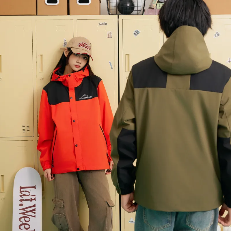 LA'T.WEEKEND Spring Windbreaker Coats Unisex Thickened And Fleece Lined/Regular Optional-11