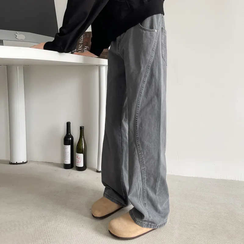 WELTER EXPERIMENT Jeans Unisex Gray-8