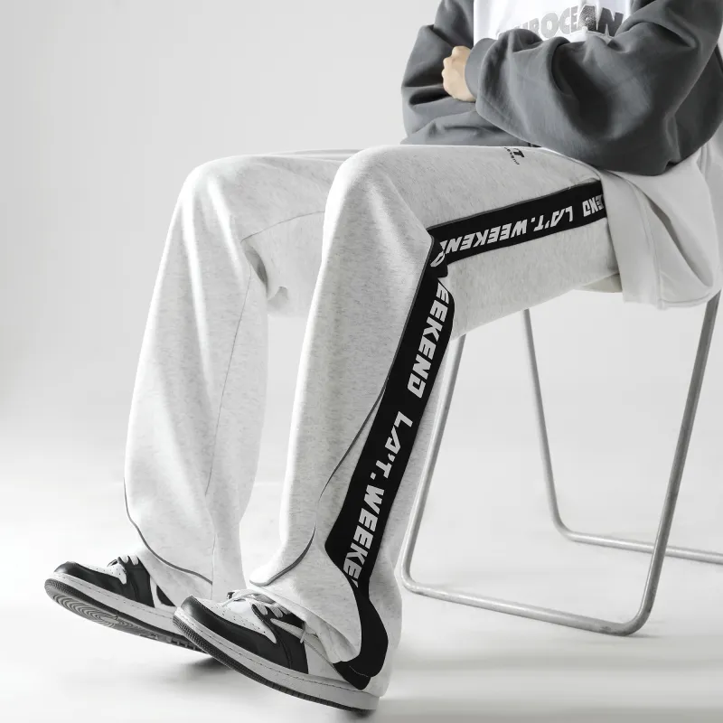 LA'T.WEEKEND Knitted Sports Pants Unisex-8