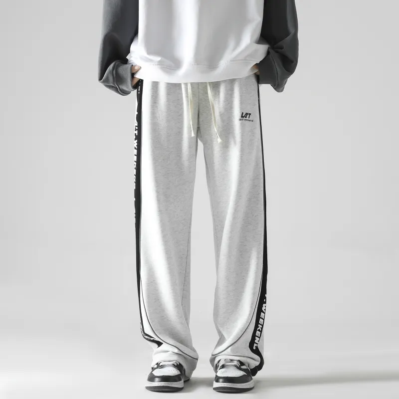 LA'T.WEEKEND Knitted Sports Pants Unisex-3