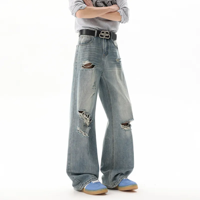 LA'T.WEEKEND Jeans Unisex Blue-3