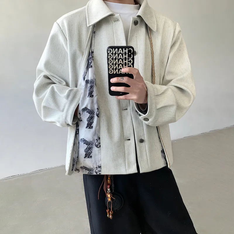 LA'T.WEEKEND Jackets & Coats Unisex Ecru-4