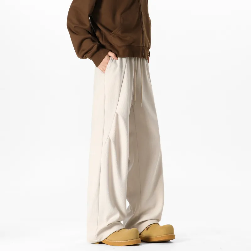 LA'T.WEEKEND Casual Pants Unisex Black-6