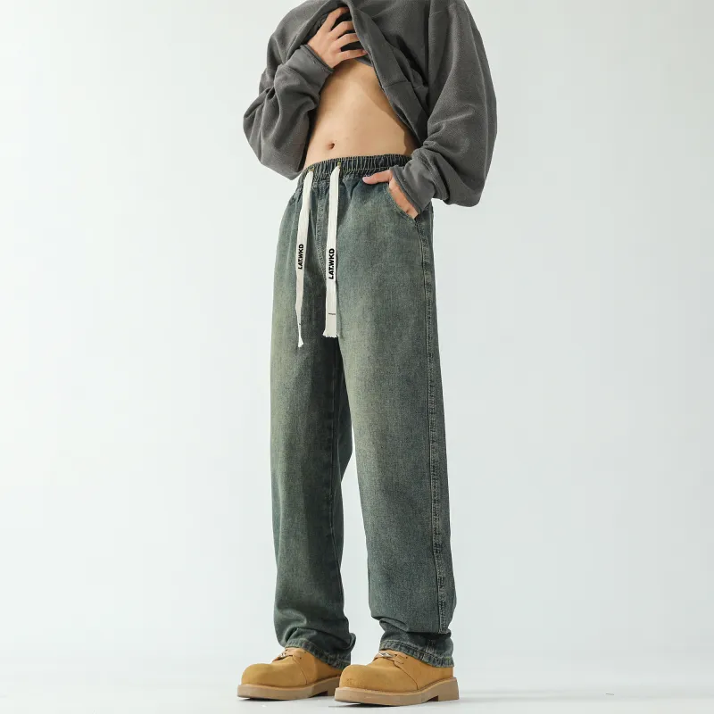 LA'T.WEEKEND Jeans Unisex Vintage Blue-15