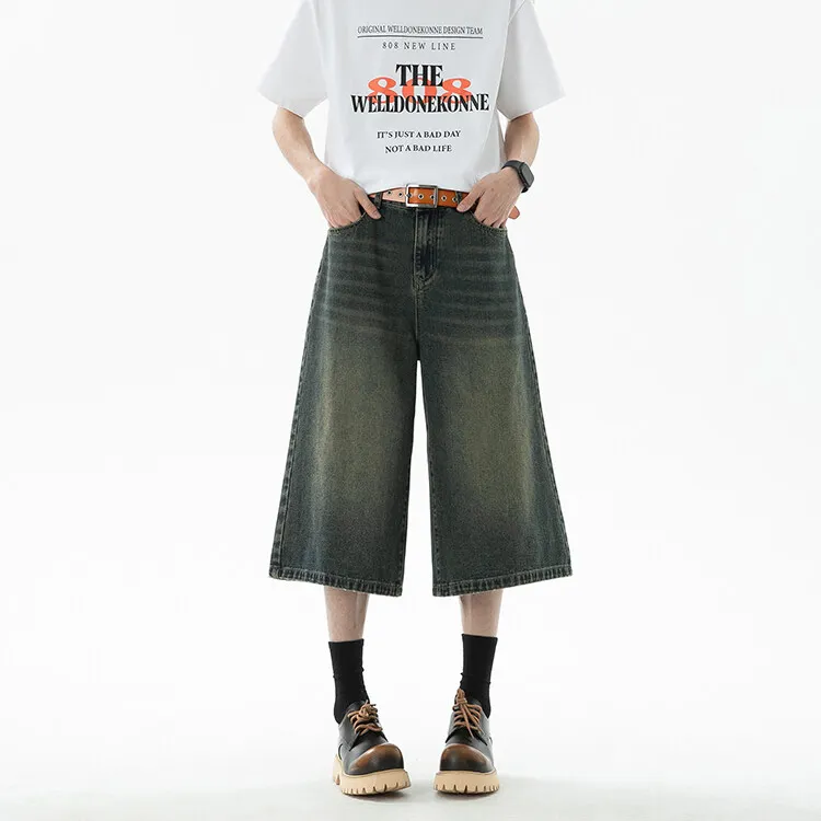 LA'T.WEEKEND Denim Shorts Unisex-8