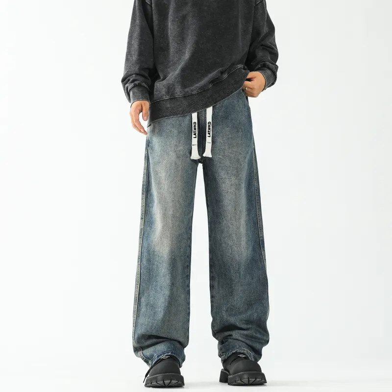 LA'T.WEEKEND Jeans Unisex Vintage Blue-1