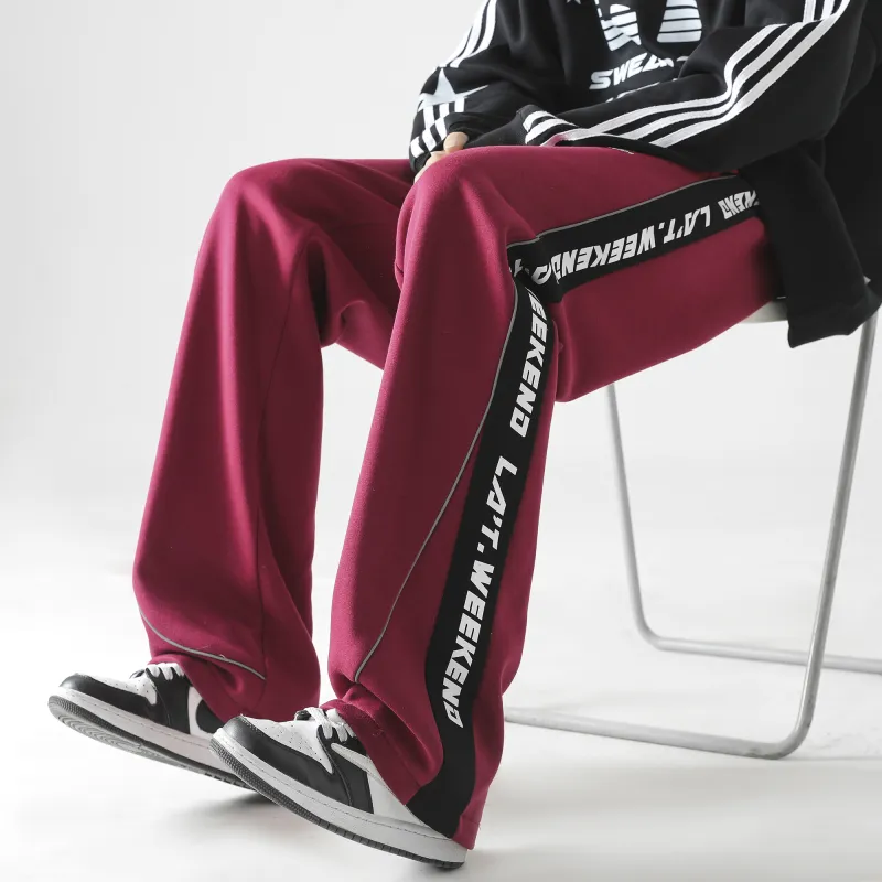 LA'T.WEEKEND Knitted Sports Pants Unisex-24