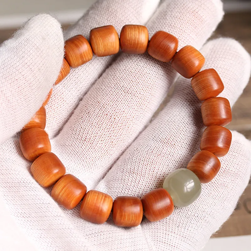 GUMUJIANG Thuja Wooden Bracelets Unisex-2