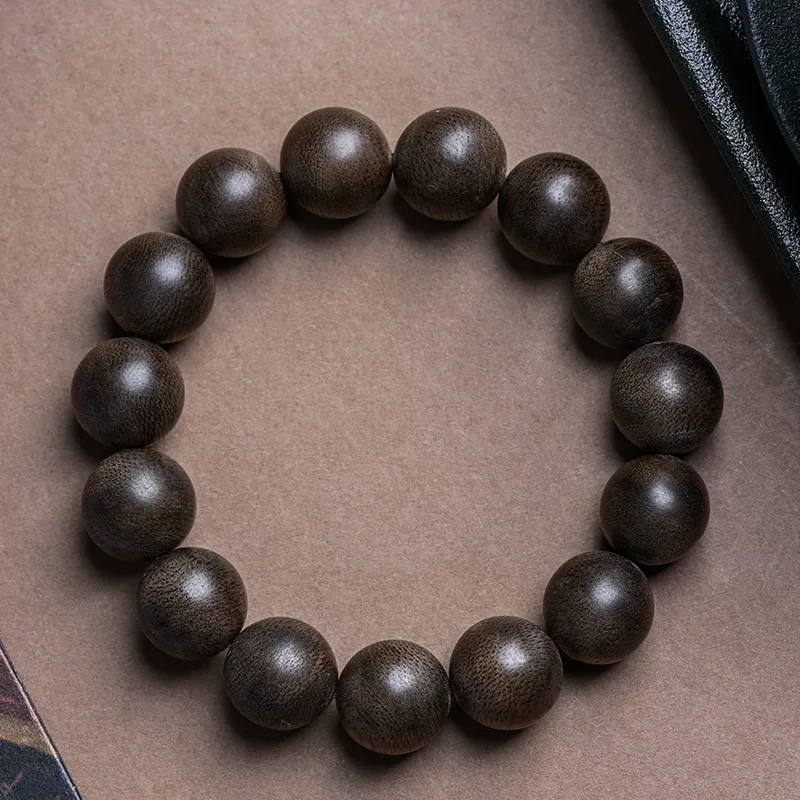 GUMUJIANG Fragrance Agarwood New Chinese Style Single Wrap Beaded Bracelet Unisex-3