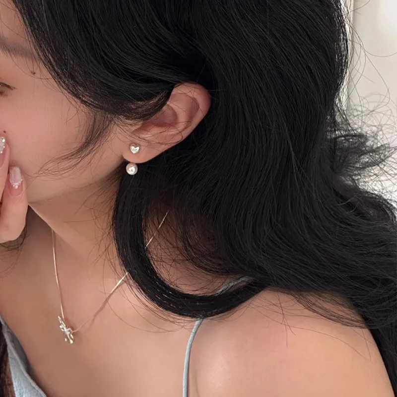 2323 S925 Silver Earrings Women's-3