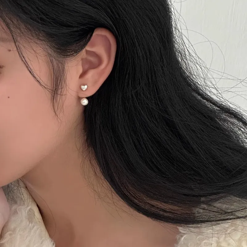 2323 S925 Silver Earrings Women's-1