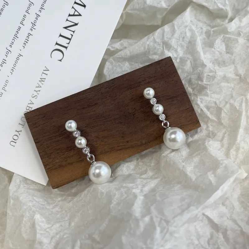 2323 S925 Silver Earrings Women's-2