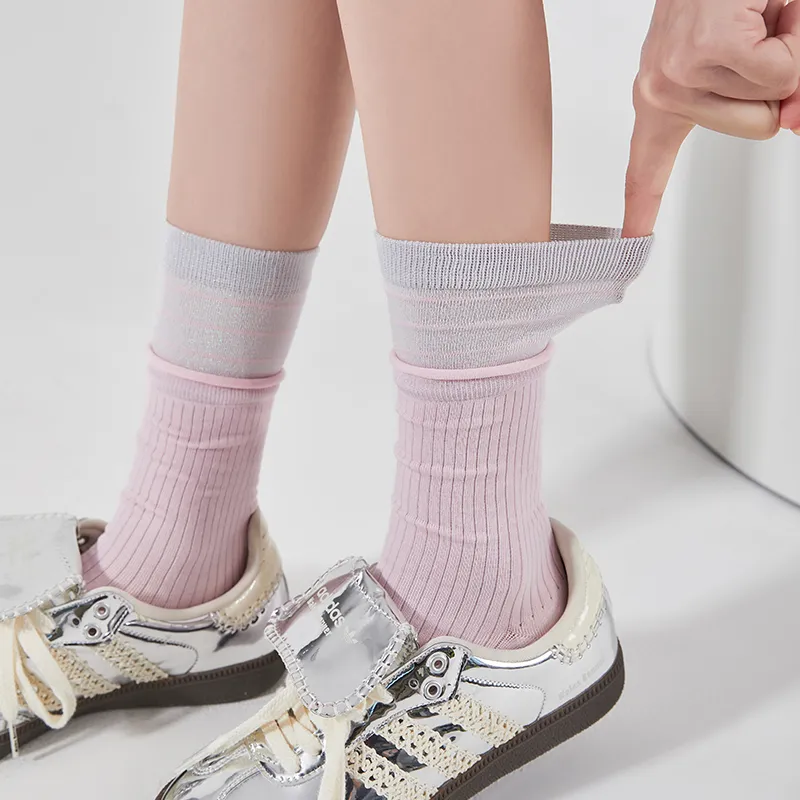 2323 Mid Calf Socks Women's Combo Set-3