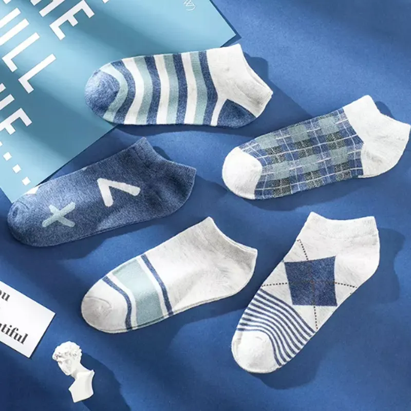 2323 No Show Socks Men's 5 Pack-3