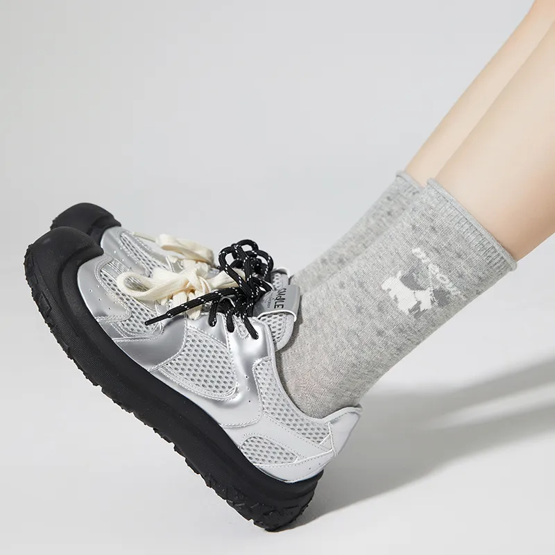 2323 Mid Calf Socks Women's 3 Pack-4