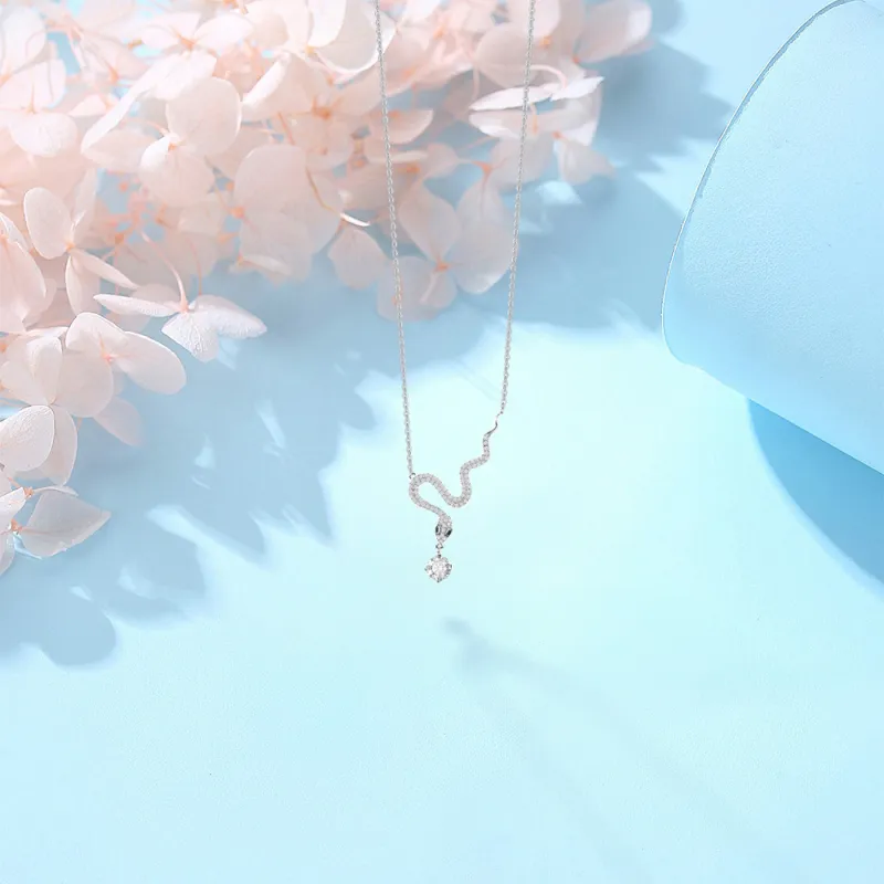 BLANK IN BLANK Zircon Necklaces Women's Bestie Birthday Couple Box-3