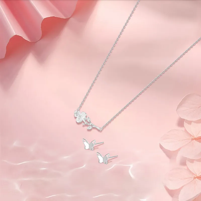 BLANK IN BLANK Sterling Silver Necklaces Women's Birthday Bestie Couple Gift For Girl-1