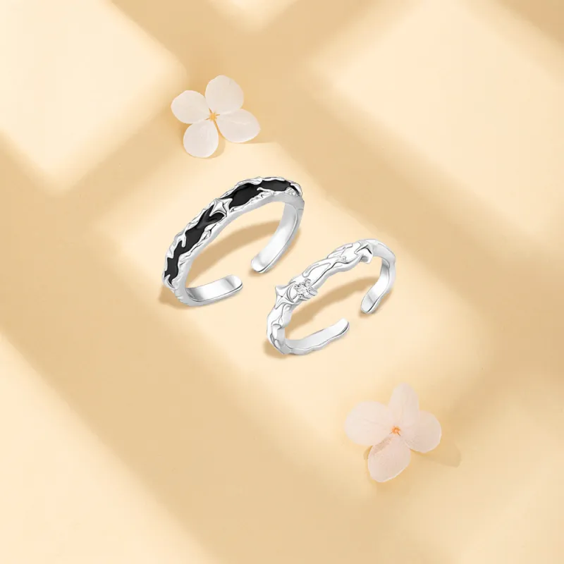 BLANK IN BLANK Sterling Silver Rings Unisex Snake Year Box-2