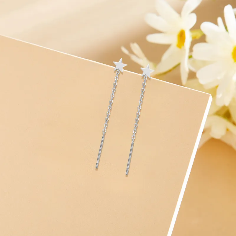 BLANK IN BLANK Sterling Silver Drop Earrings Women's-3