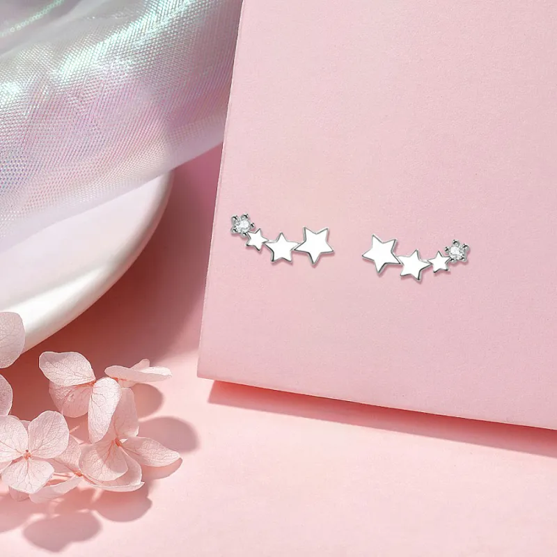 BLANK IN BLANK Sterling Silver Stud Earrings Women's-3