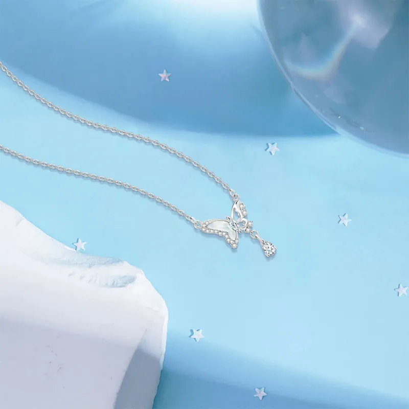 BLANK IN BLANK Zircon Necklaces Women's-2