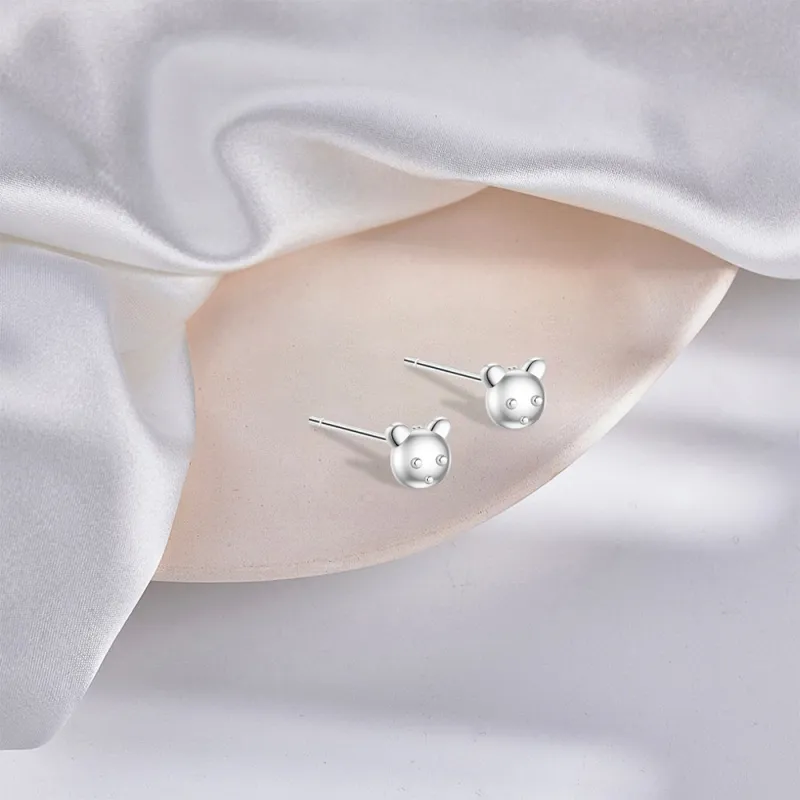 BLANK IN BLANK Sterling Silver Stud Earrings Women's Birthday Girlfriend Anniversary Box-2