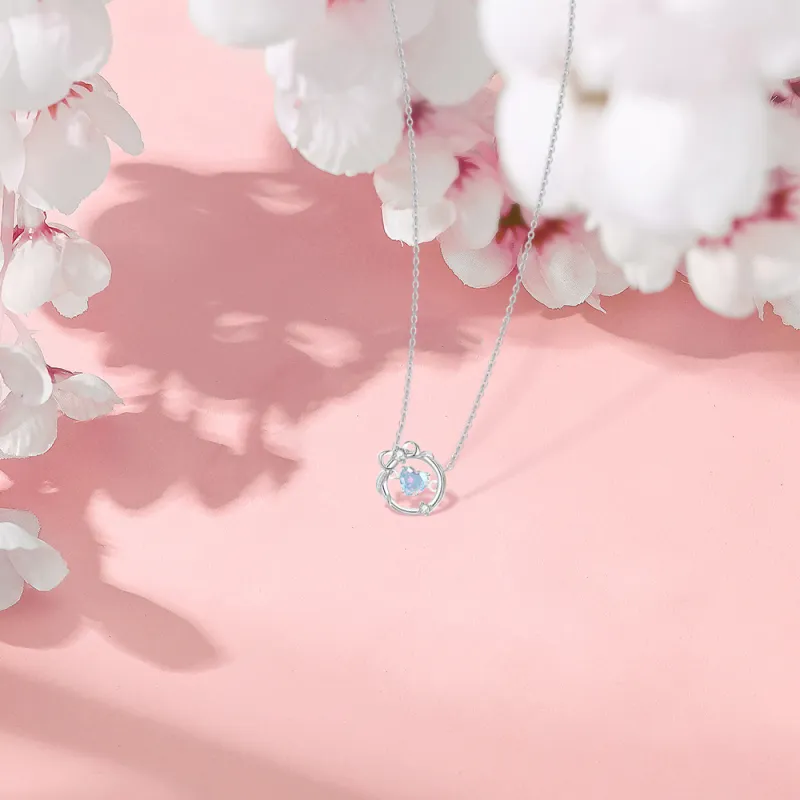BLANK IN BLANK Zircon Necklaces Women's Anniversary Bestie Birthday Box-2