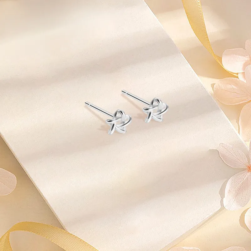 BLANK IN BLANK Sterling Silver Stud Earrings Women's Anniversary Birthday Present Box-4